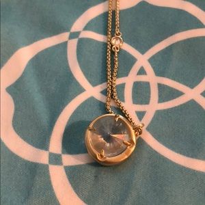 Adjustable round crystal necklace